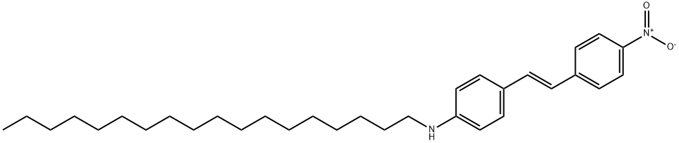 4-硝基-4-（十八烷胺）芪, 110138-83-5, 结构式
