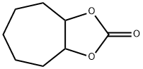 4H-Cyclohepta-1,3-dioxol-2-one,  hexahydro- Struktur