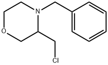 4-ベンジル-3-(クロロメチル)モルホリン 化学構造式