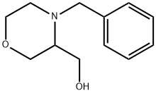 4-ベンジル-3-ヒドロキシメチルモルホリン 化学構造式