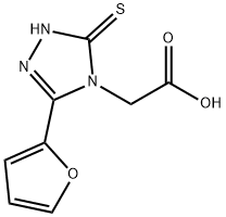(3-FURAN-2-YL-5-THIOXO-1,5-DIHYDRO-[1,2,4]TRIAZOL-4-YL)-ACETIC ACID Structure
