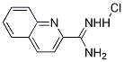 キノリン-2-カルボキシイミドアミド塩酸塩 化学構造式