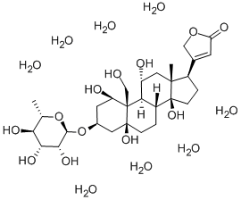 乌本( 箭毒) 苷, 哇巴因 结构式