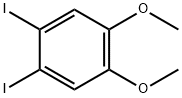 1,2-ジメトキシ-4,5-ジヨードベンゼン 化学構造式