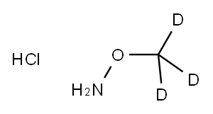 DEUTERO-METHOXYAMINE-D3 HCL 结构式