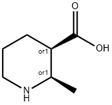 2S,3S-2-METHYL-PIPERIDINE-3-CARBOXYLIC ACID Struktur