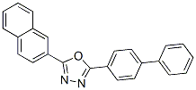 2-[1,1'-biphenyl]-4-yl-5-(2-naphthyl)-1,3,4-oxadiazole Struktur