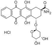 アムルビシン塩酸塩 化学構造式