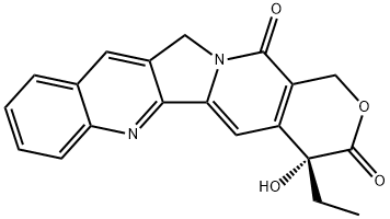 右旋喜树碱 结构式