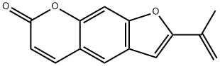 2-Isopropenyl-7H-furo[3,2-g][1]benzopyran-7-one 结构式