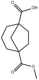 5-(甲氧羰基)双环[3.2.1]辛烷-1-羧酸 结构式