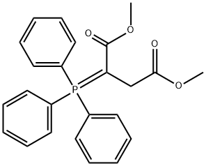 2-(Triphenylphosphoranylidene)butanedioic acid dimethyl ester Struktur
