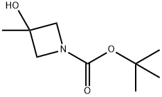 3-羟基-3-甲基氮杂环丁烷-1-甲酸叔丁酯, 1104083-23-9, 结构式