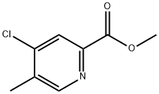 4-氯-5-甲基吡啶甲酸甲酯, 1104455-41-5, 结构式