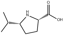 L-Proline, 5-(1-methylethyl)-, cis- (9CI) 结构式
