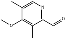 4-methoxy-3,5-dimethylpicolinaldehyde,110464-72-7,结构式