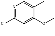2-CHLORO-3,5-DIMETHYL-4-METHOXY PYRIDINE HYDROCHLORIDE Structure