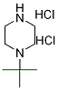 1-tert-Butylpiperazine dihydrochloride, 110469-59-5, 结构式