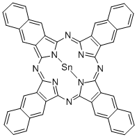 TIN II 2,3-NAPHTHALOCYANINE Structure