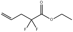 2,2-二氟-4-戊烯酸乙酯, 110482-96-7, 结构式