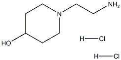 1-(2-AMINOETHYL)-4-PIPERIDINOL 2HCL Struktur