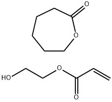 2-氧杂环庚酮均聚物 2-[(1-氧代-2-丙烯基)氧基]乙基酯, 110489-05-9, 结构式