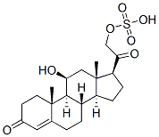 corticosterone sulfate Structure