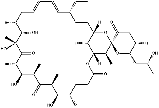 28-オキソオリゴマイシンA 化学構造式