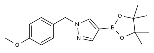 1-(4-METHOXYBENZYL)-4-(4,4,5,5-TETRAMETHYL-1,3,2-DIOXABOROLAN-2-YL)-1H-PYRAZOLE, 1105039-88-0, 结构式