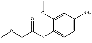 N-(4-アミノ-2-メトキシフェニル)-2-メトキシアセトアミド HYDROCHLORIDE 化学構造式