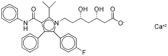 (3S,5S)-アトルバスタチンカルシウム SALT 化学構造式