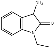 3-アミノ-1-エチル-1,3-ジヒドロ-2H-インドール-2-オン 化学構造式