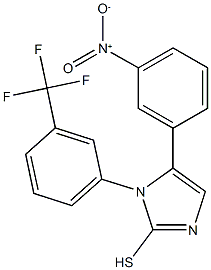 5-(3-Nitrophenyl)-1-[3-(trifluoromethyl)phenyl]-1H-imidazole-2-thiol Structure