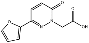 [3-(2-Furyl)-6-oxopyridazin-1(6{H})-yl]acetic acid Structure