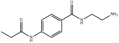 N-(2-氨基乙基)-4-丙酰胺基苯甲酰胺,1105193-31-4,结构式