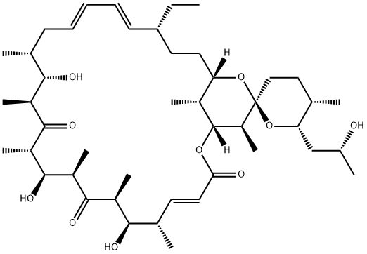 12-デオキシオリゴマイシンA 化学構造式