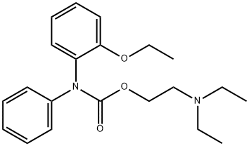 (o-Ethoxyphenyl)phenylcarbamic acid 2-(diethylamino)ethyl ester Structure