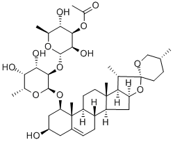 麦冬皂苷A 结构式