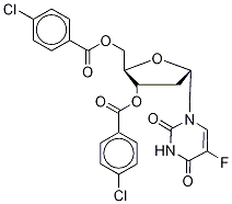 3,5-Di-O-p-chlorobenzoyl α-Floxuridine Structure