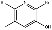 2,6-DIBROMO-5-IODOPYRIDIN-3-OL Structure