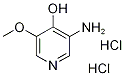 3-AMINO-5-METHOXYPYRIDIN-4-OL DIHYDROCHLORIDE Structure