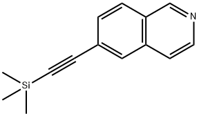6-((TriMethylsilyl)ethynyl)isoquinoline Structure