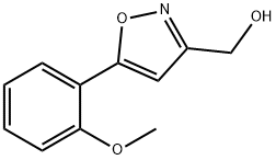 5-(2-METHOXYPHENYL)-3-ISOXAZOLEMETHANOL Structure