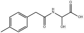Acetic  acid,  hydroxy[[(4-methylphenyl)acetyl]amino]-  (9CI) Struktur