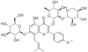 朝藿定 B 结构式