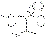 rac 4-Hydroxymethyl Ambrisentan Structure