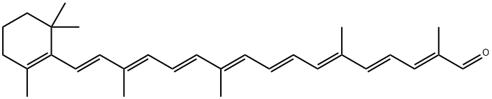 TRANS-BETA-APO-8′-CAROTENAL Structure