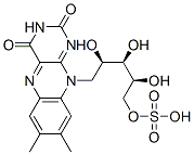 riboflavin 5'-sulfate Structure