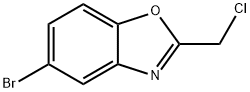 5-ブロモ-2-(クロロメチル)-1,3-ベンズオキサゾール 化学構造式