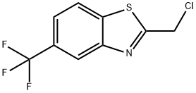 Benzothiazole, 2-(chloroMethyl)-5-(trifluoroMethyl)- Structure